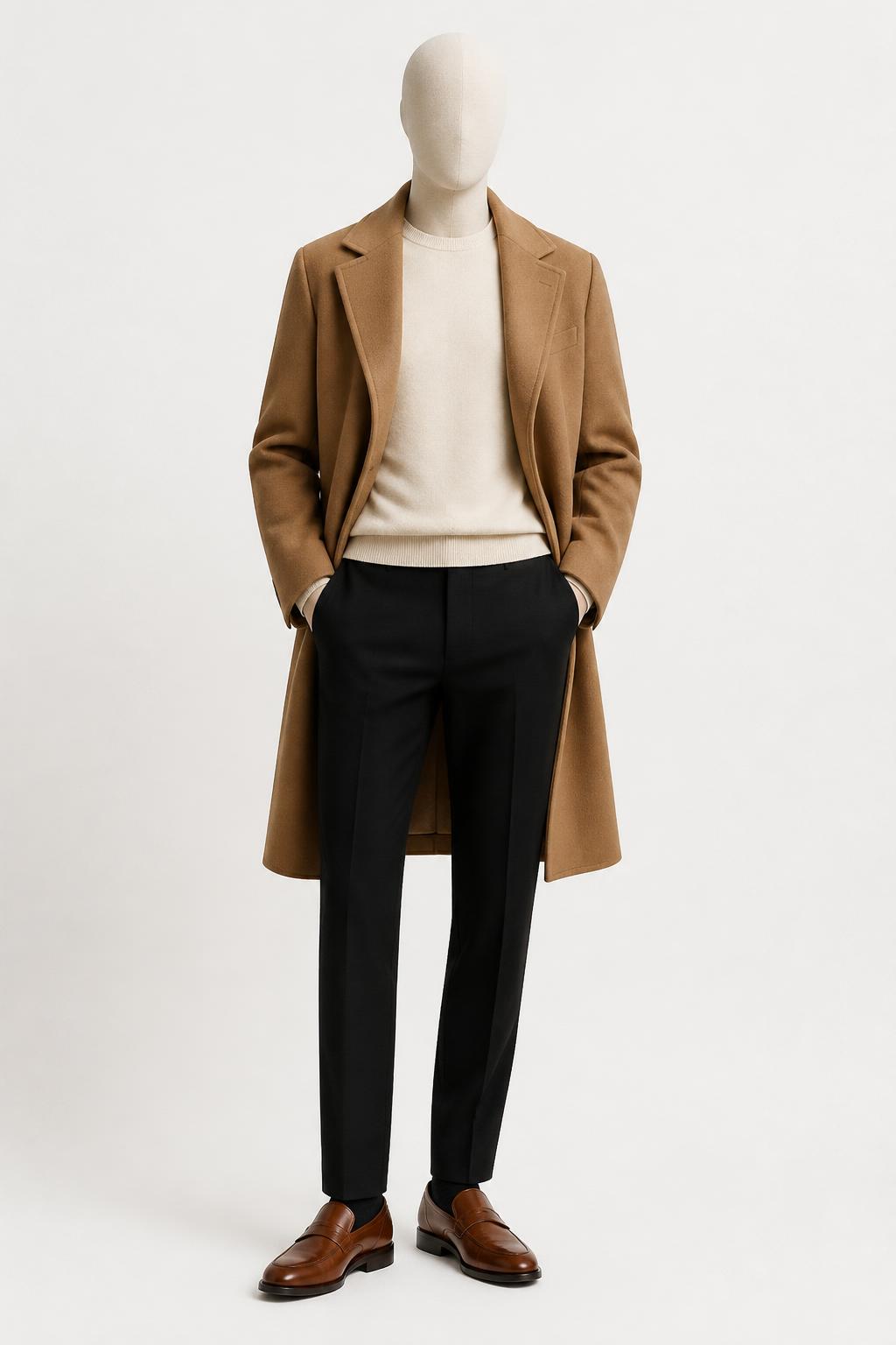 Today's composed outfit on a neutral mannequin
